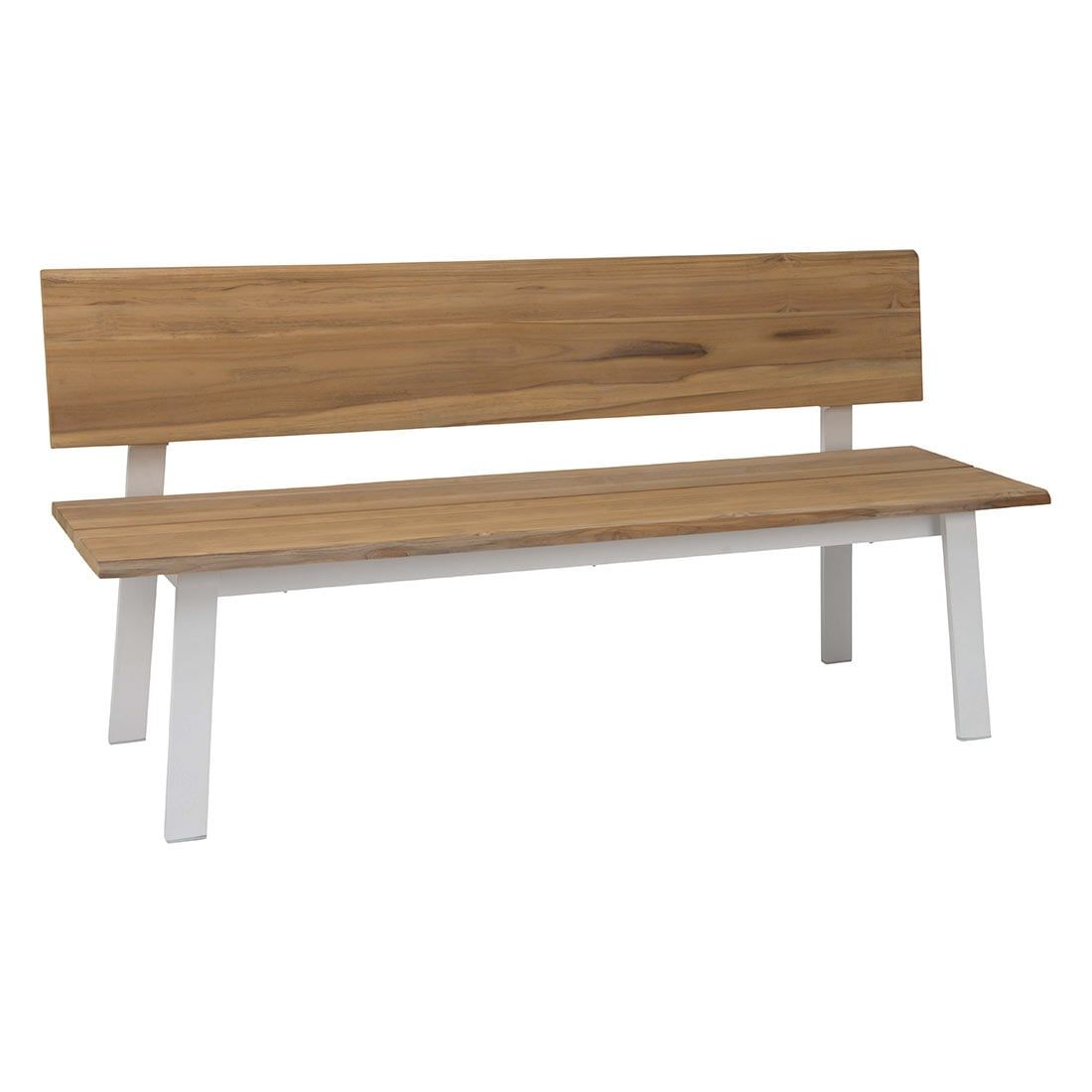 Stern Sam 3Sitzerbank 160cm Aluminium/Teak Anthrazit