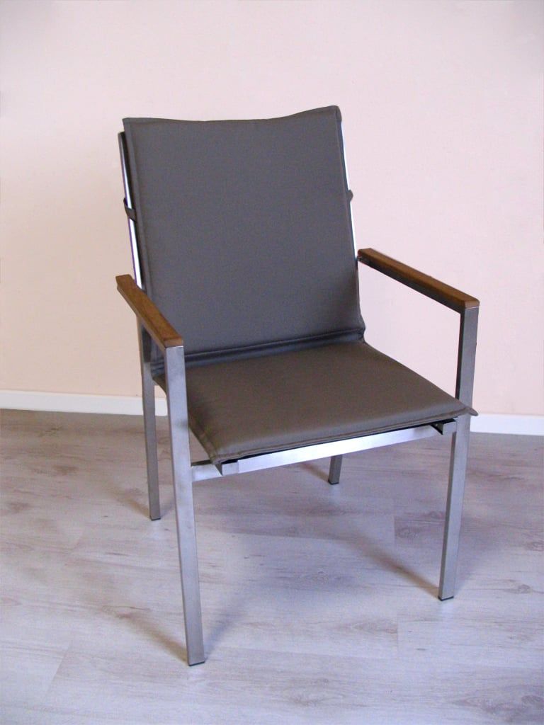 Melegant Design Sesselauflage nieder 100x50x3cm Beige PG3-313