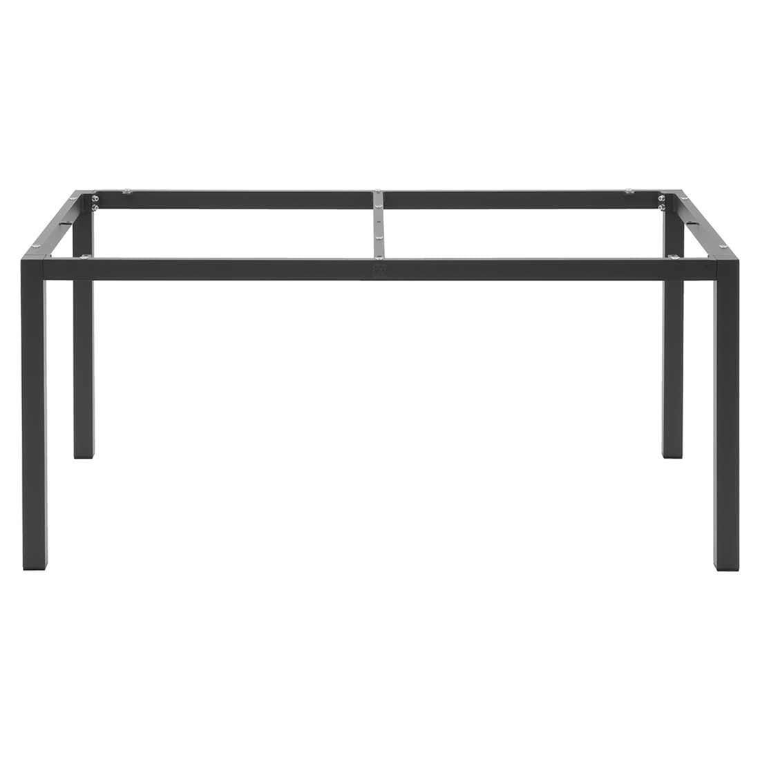 5-tlg. Siena Tisch mit Matt 160x90cm Garden Gartenmöbelset Anthrazit/Grau Reno