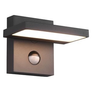 LUTEC Dodd LED -Außenwandbeleuchtung Edelstahl Silber
